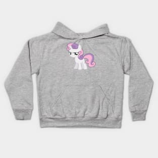 Displeased Sweetie Belle Kids Hoodie